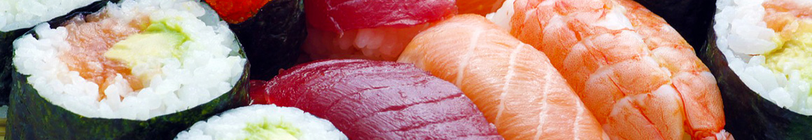 Eating Japanese Sushi at You See Sushi restaurant in San Francisco, CA.